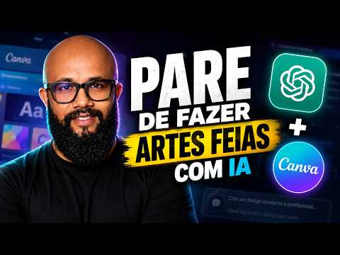 PARE de Fazer ARTES FEIAS com IA (Método ChatGPT + Canva)