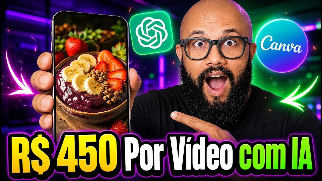 Como Criar Vídeos com IA em Minutos e Vender por R$450