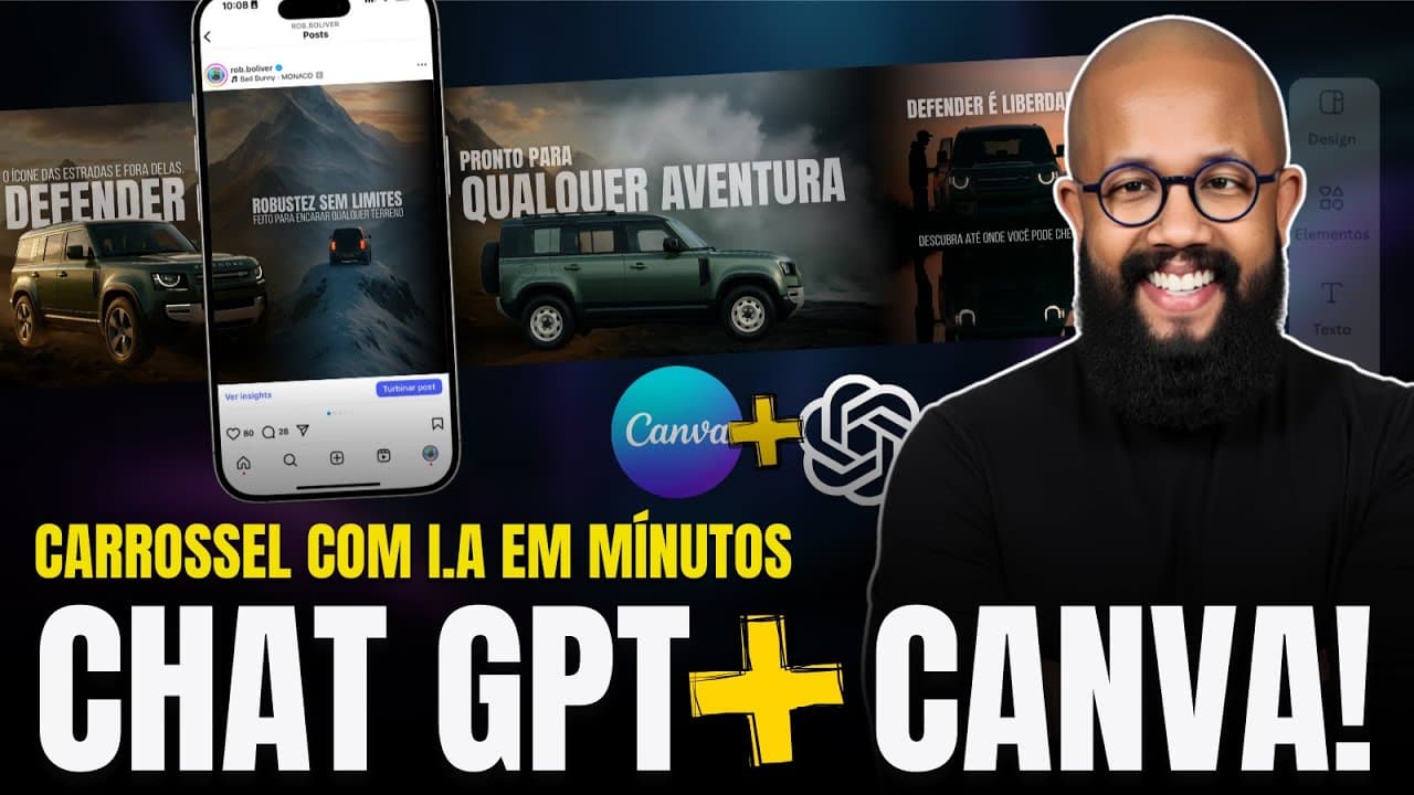Como Criar Carrosséis com ChatGPT e Canva em Minutos